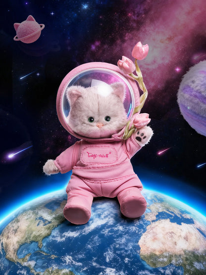 Lina Meow Pinky Sweetheart with Tulip Astronaut Outfit (25-32CM)