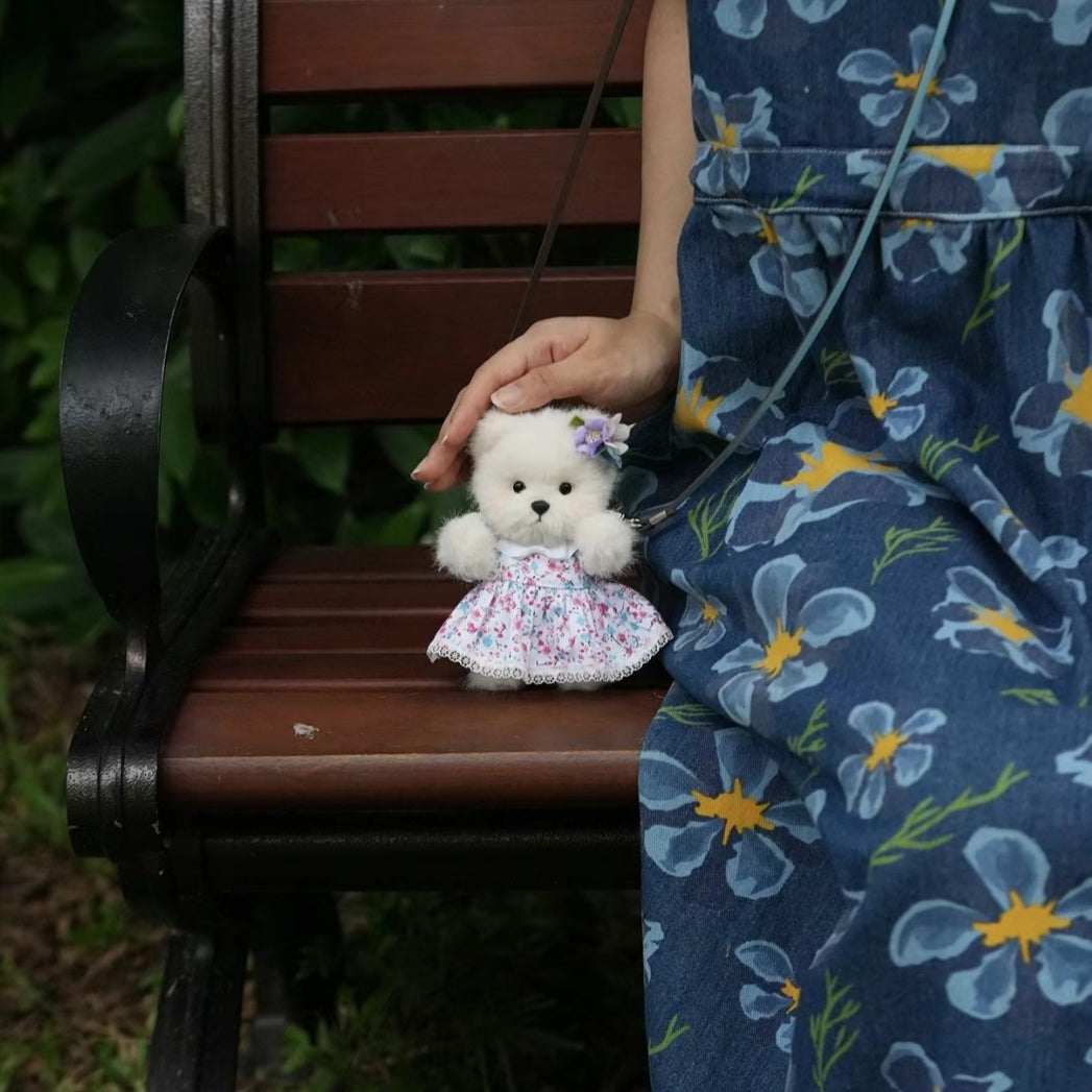 Keyrings-Bear 'Nezabudka Forget Me Not' (15cm) – TeddyTales