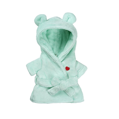 Mint Bathrobe for 38cm baby