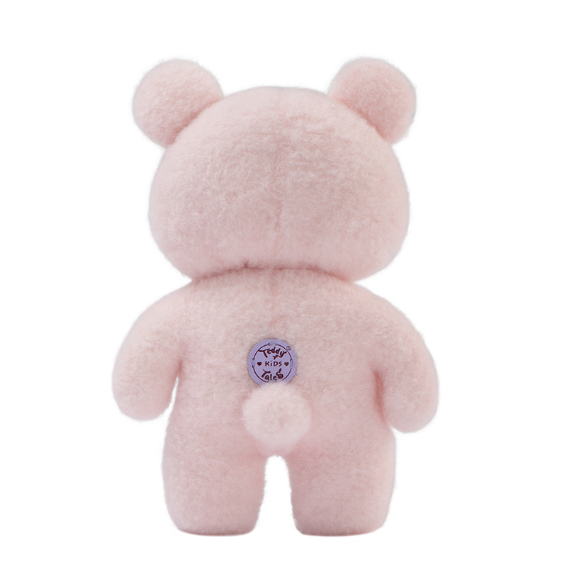 pink rainbow flower bear back view