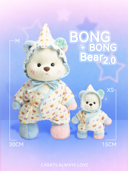 TeddyTales × Seventeen BongBong Bear Special Edition 2.0 with White Babysuit (30cm)
