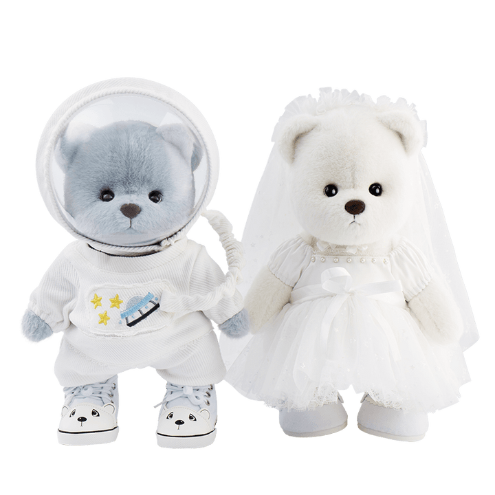 TeddyTales-LinaBear PRO Astronaut Series Couple Set Teddy Bear(30cm)