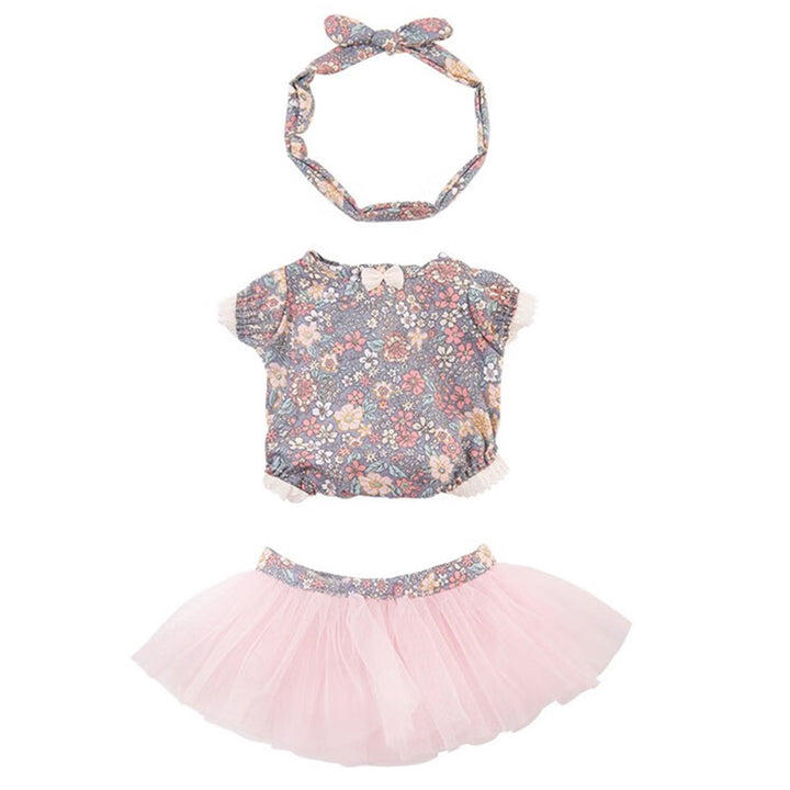 Floral Tutu Skirt Set
