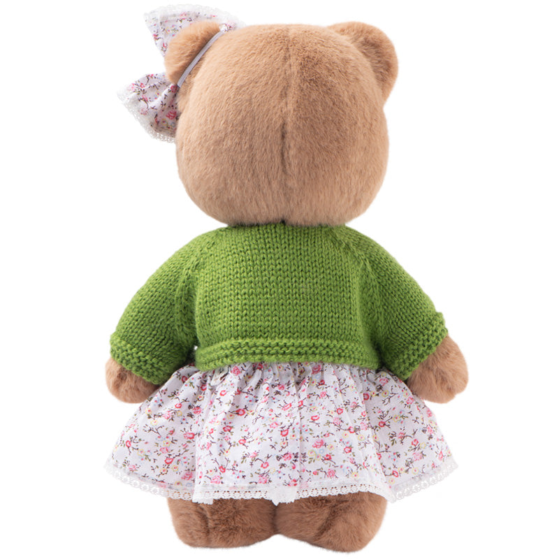 Female teddy bear back view