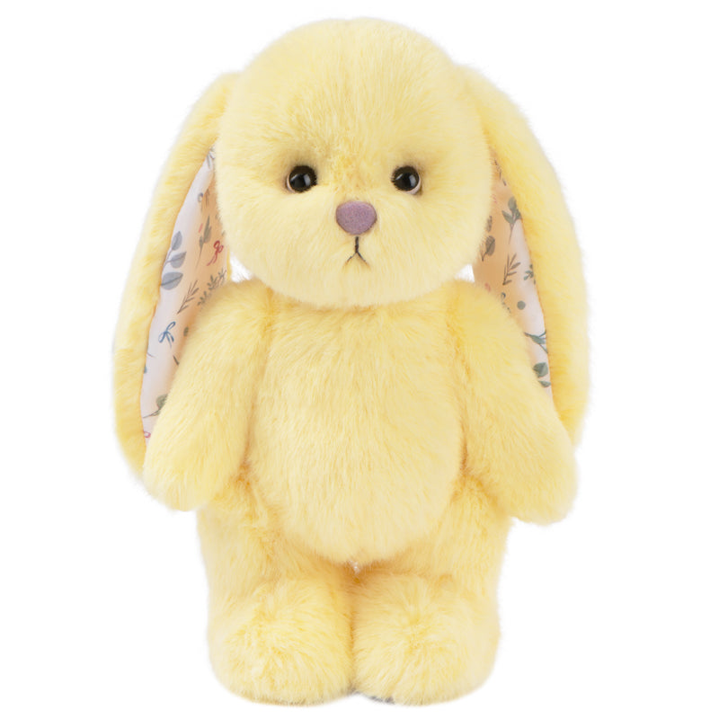 TeddyTales-PRO Series Drop Ears Yellow Short-Hair Plush LinaBunny (20cm)